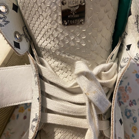 MCM monogram leather high top - Picture 10 of 13